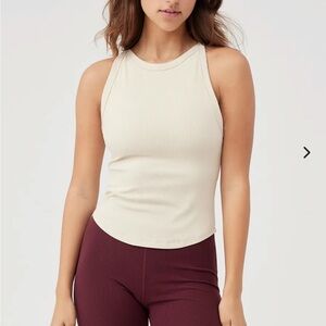 Outdoor Voices Ivory Tank Top
